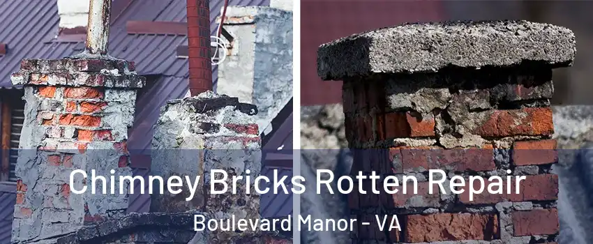 Chimney Bricks Rotten Repair Boulevard Manor - VA