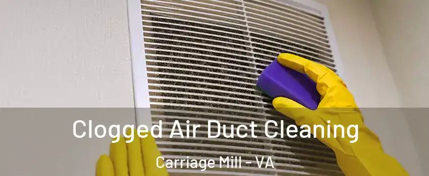 Clogged Air Duct Cleaning Carriage Mill - VA