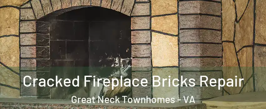 Cracked Fireplace Bricks Repair Great Neck Townhomes - VA