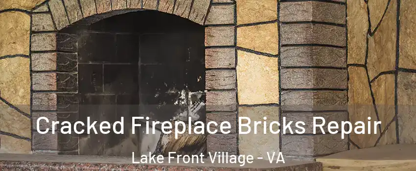 Cracked Fireplace Bricks Repair Lake Front Village - VA