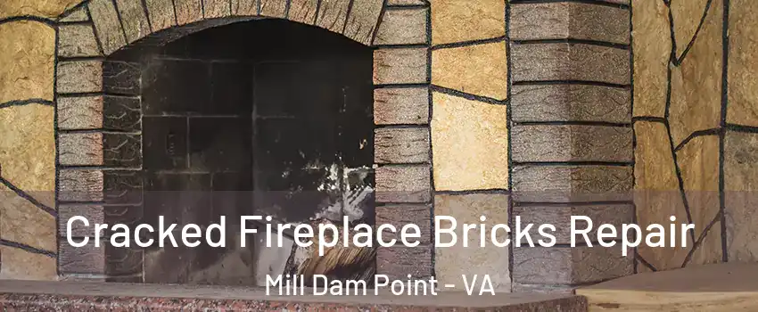 Cracked Fireplace Bricks Repair Mill Dam Point - VA