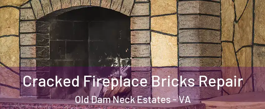 Cracked Fireplace Bricks Repair Old Dam Neck Estates - VA