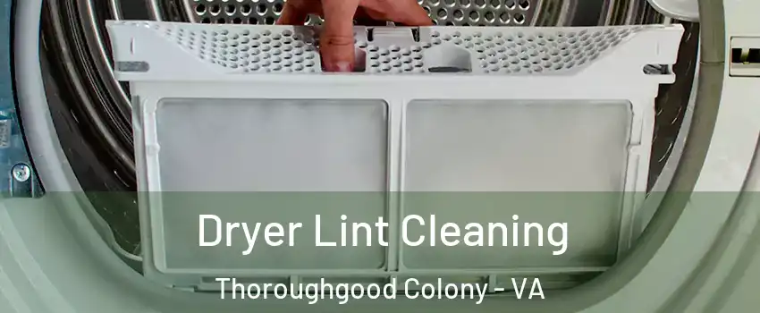 Dryer Lint Cleaning Thoroughgood Colony - VA