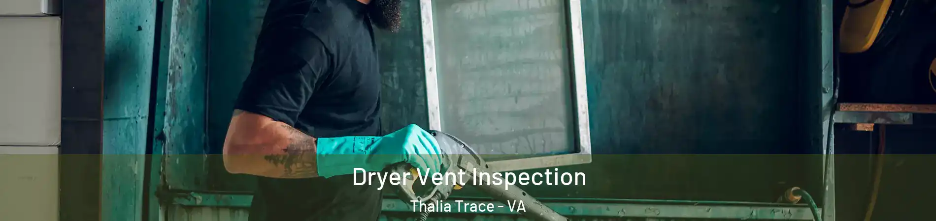 Dryer Vent Inspection Thalia Trace - VA