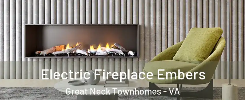 Electric Fireplace Embers Great Neck Townhomes - VA