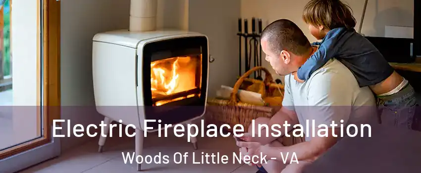 Electric Fireplace Installation Woods Of Little Neck - VA