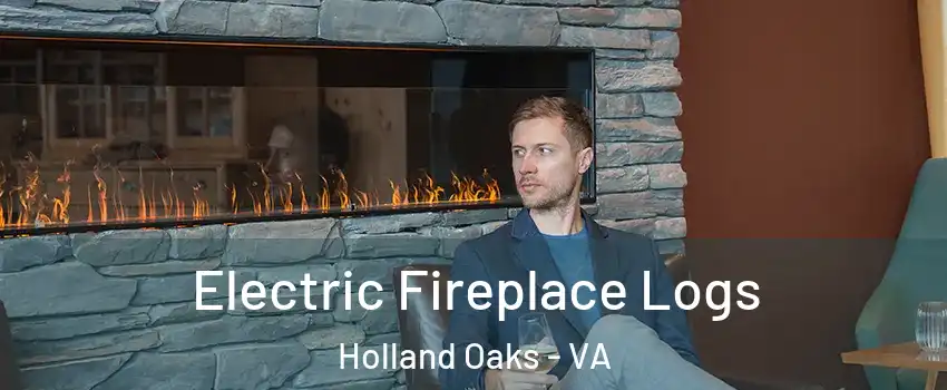 Electric Fireplace Logs Holland Oaks - VA