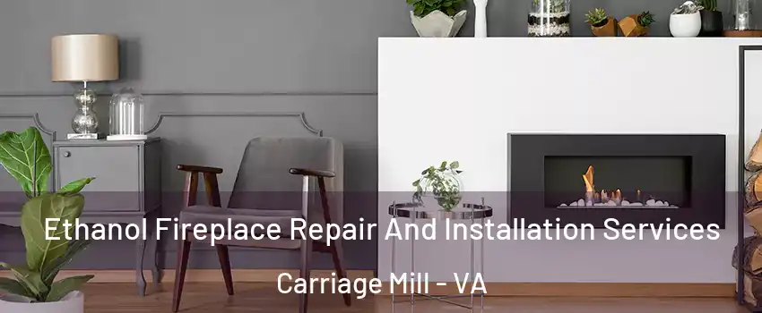 Ethanol Fireplace Repair And Installation Services Carriage Mill - VA