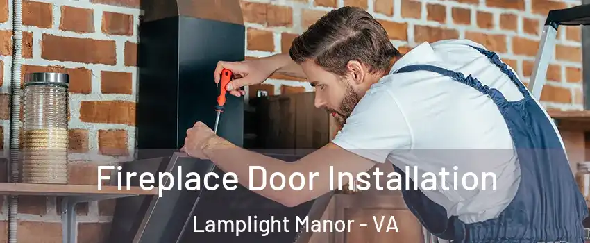 Fireplace Door Installation Lamplight Manor - VA