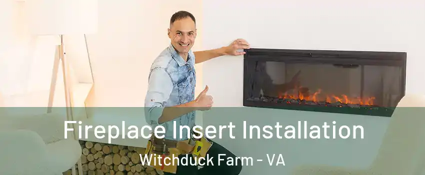 Fireplace Insert Installation Witchduck Farm - VA