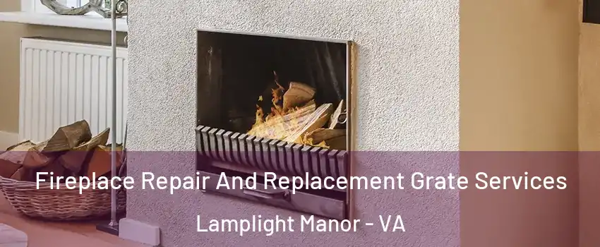 Fireplace Repair And Replacement Grate Services Lamplight Manor - VA