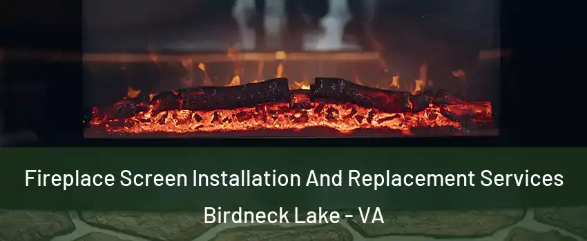 Fireplace Screen Installation And Replacement Services Birdneck Lake - VA