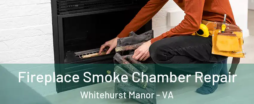 Fireplace Smoke Chamber Repair Whitehurst Manor - VA