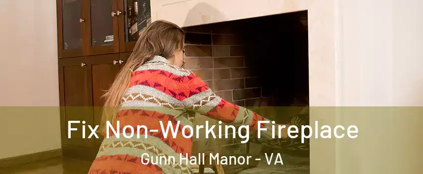 Fix Non-Working Fireplace Gunn Hall Manor - VA