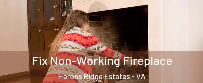 Fix Non-Working Fireplace Herons Ridge Estates - VA