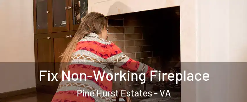 Fix Non-Working Fireplace Pine Hurst Estates - VA