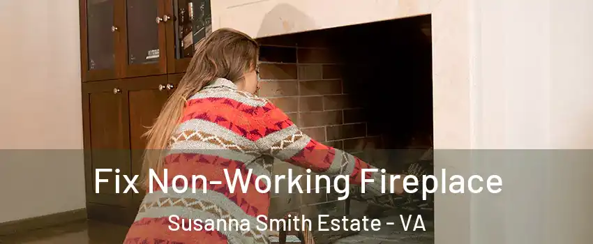 Fix Non-Working Fireplace Susanna Smith Estate - VA