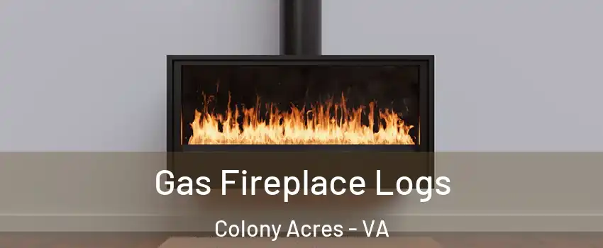 Gas Fireplace Logs Colony Acres - VA