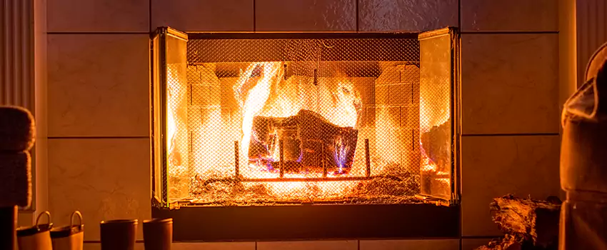 Mendota Hearth Landscape Fireplace Installation in Thalia Meadows, Virginia