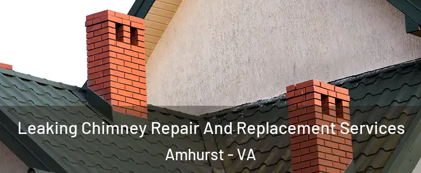 Leaking Chimney Repair And Replacement Services Amhurst - VA