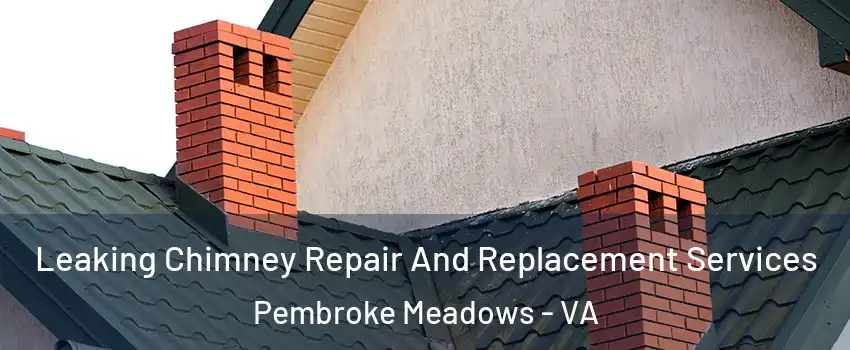 Leaking Chimney Repair And Replacement Services Pembroke Meadows - VA