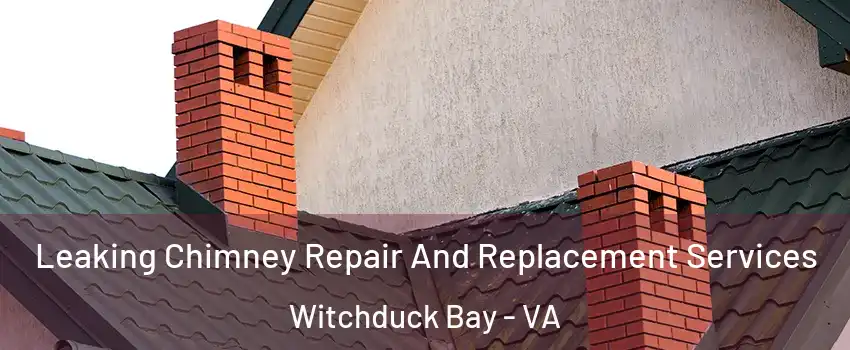 Leaking Chimney Repair And Replacement Services Witchduck Bay - VA