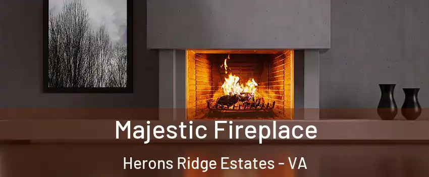 Majestic Fireplace Herons Ridge Estates - VA