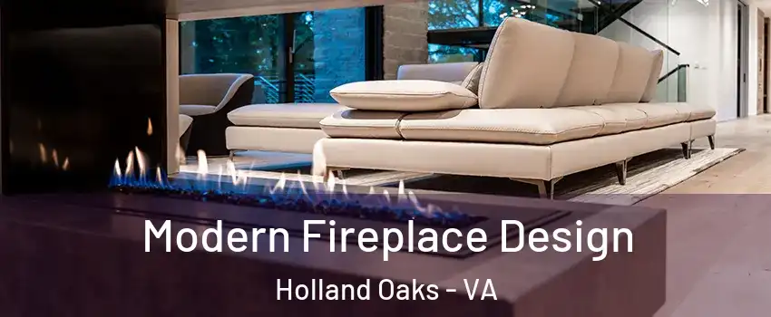 Modern Fireplace Design Holland Oaks - VA