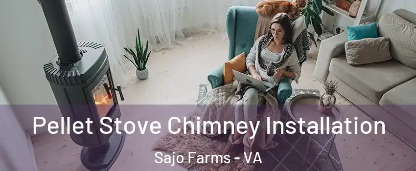 Pellet Stove Chimney Installation Sajo Farms - VA