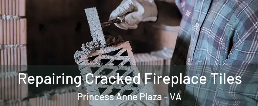 Repairing Cracked Fireplace Tiles Princess Anne Plaza - VA